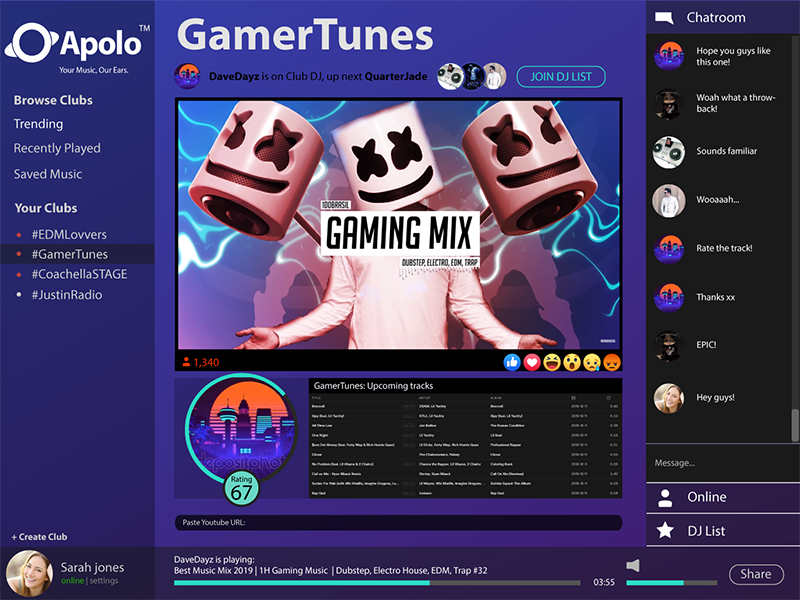 large variety of headphones